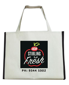 IGA stirling fresh cotton canvas bag